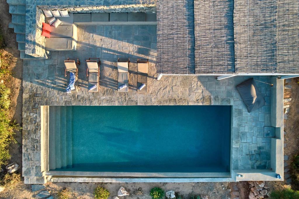 Balkón alebo terasa v ubytovaní Luxury Villa Seafront
