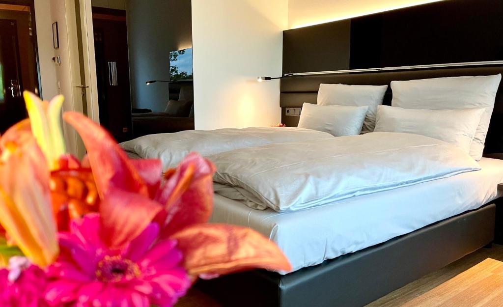 Postel nebo postele na pokoji v ubytování Best Western Plus Hotel Brueggen