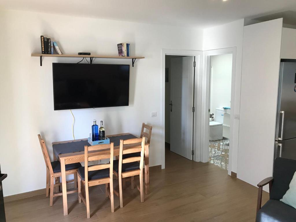 Kuchyň nebo kuchyňský kout v ubytování CASA BLANQUI