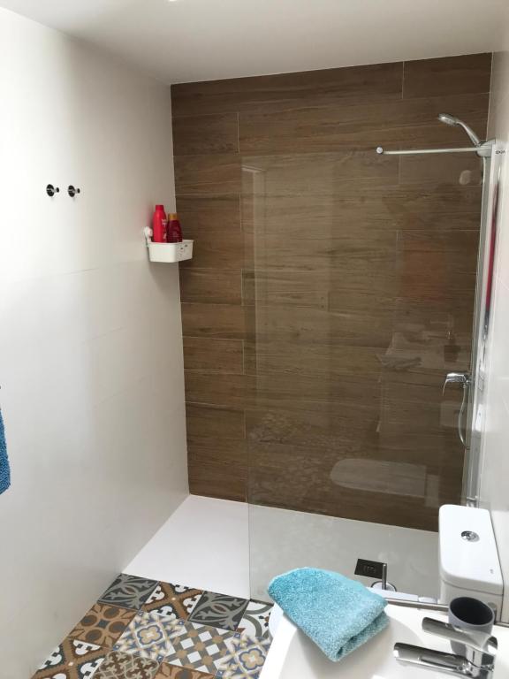 Koupelna v ubytování CASA BLANQUI