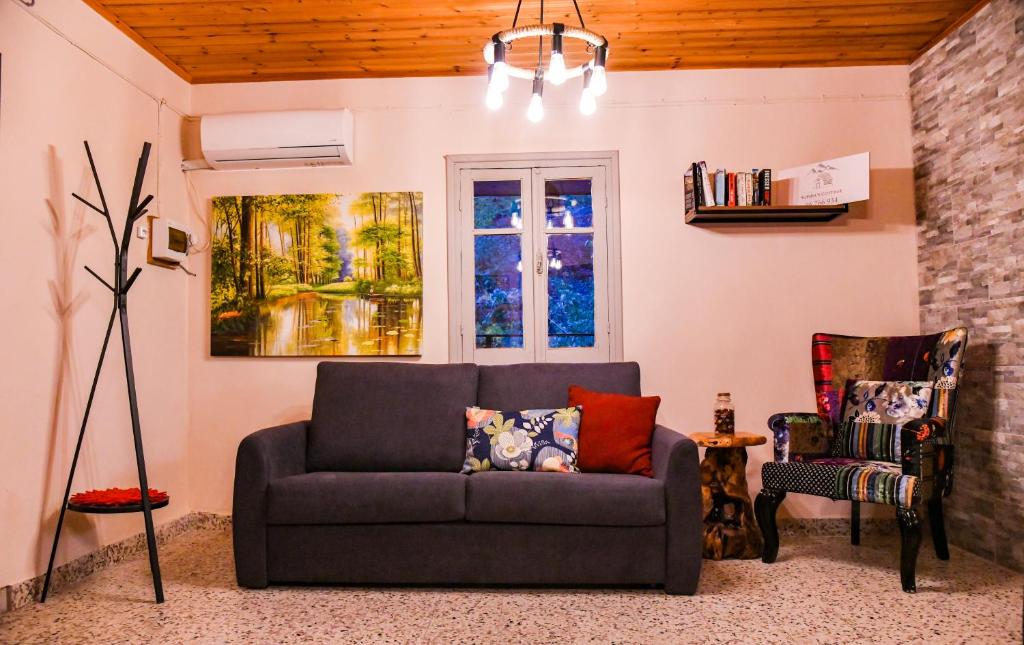 Posezení v ubytování Sophias Cottage