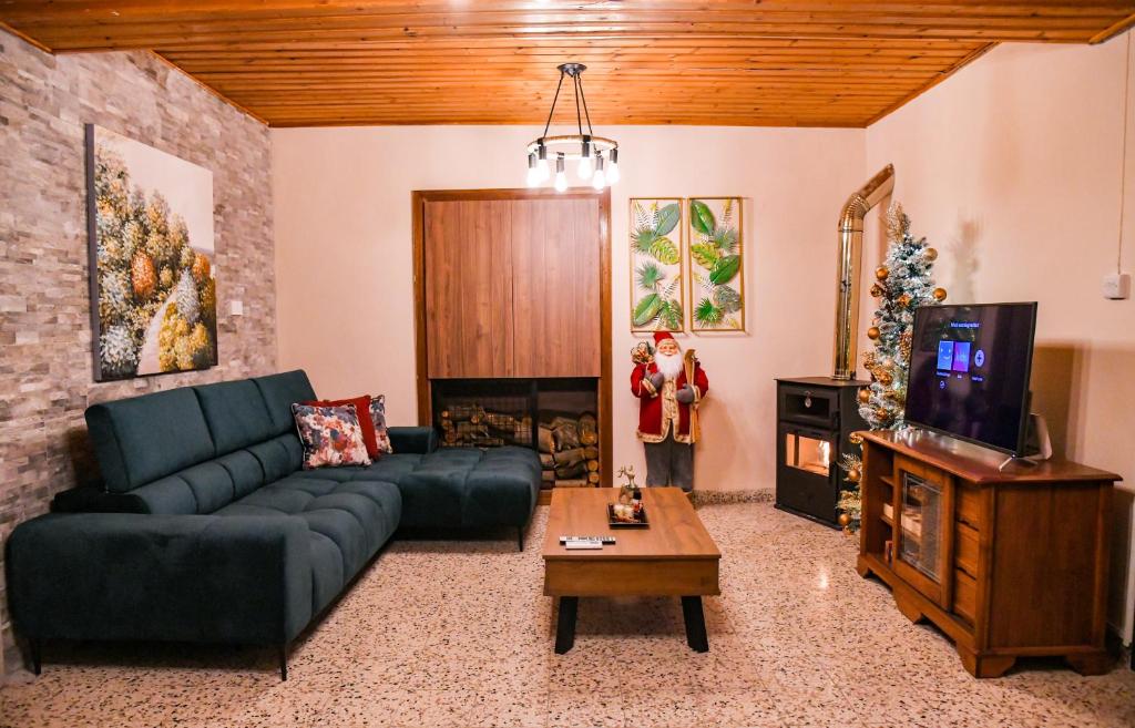 TV a/nebo společenská místnost v ubytování Sophias Cottage