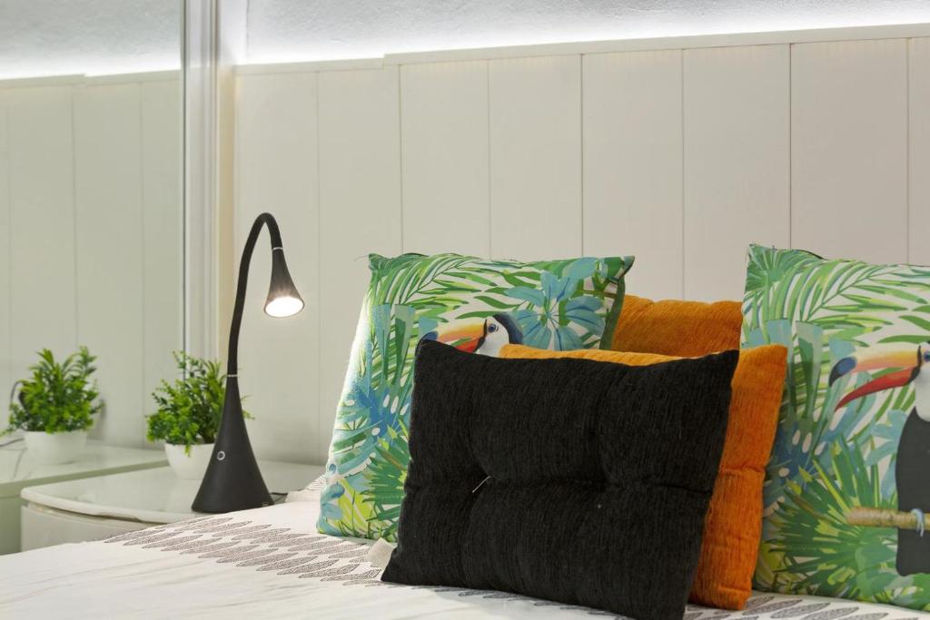 Postel nebo postele na pokoji v ubytování Vcv Apartamento Star