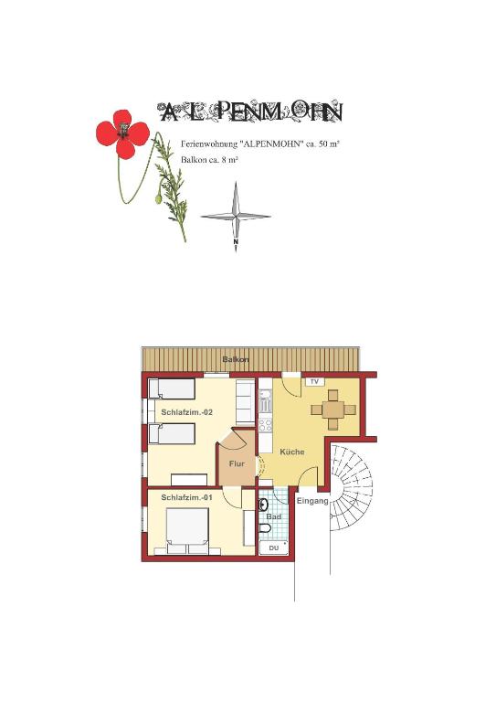 Ferienhof Mühlthal - Apartamento De Dos Dormitorios