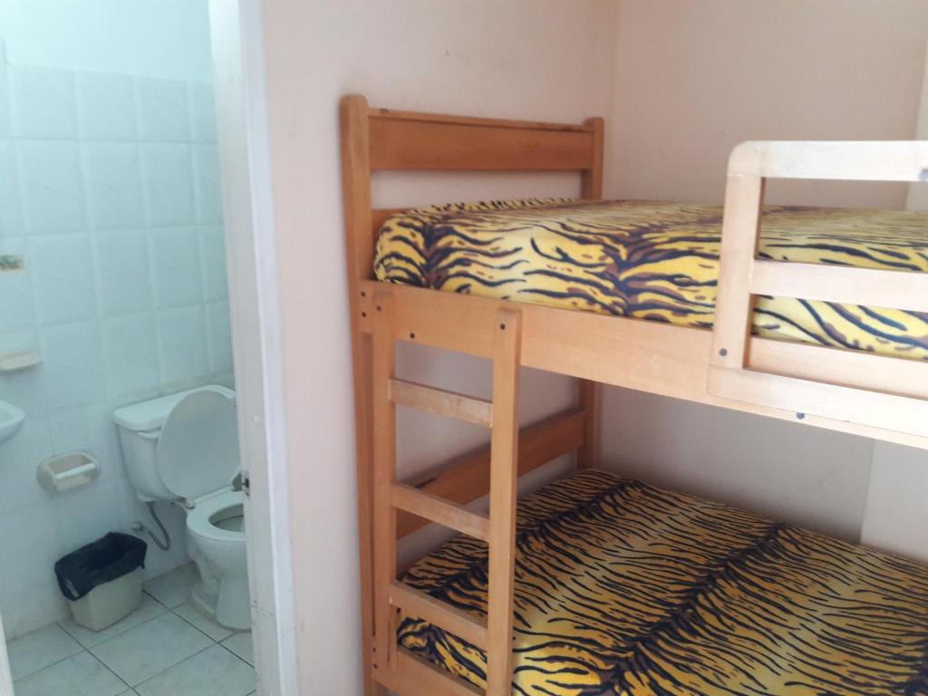 Koupelna v ubytování Hostal Haziel