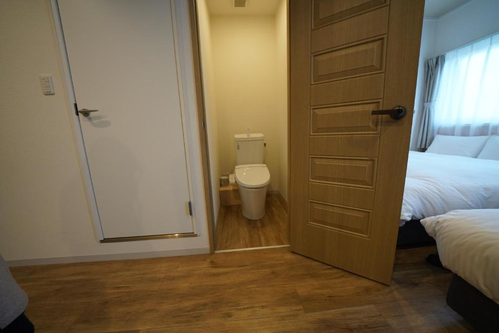 Koupelna v ubytování HOTEL R9 The Yard Ashikagafukutomi