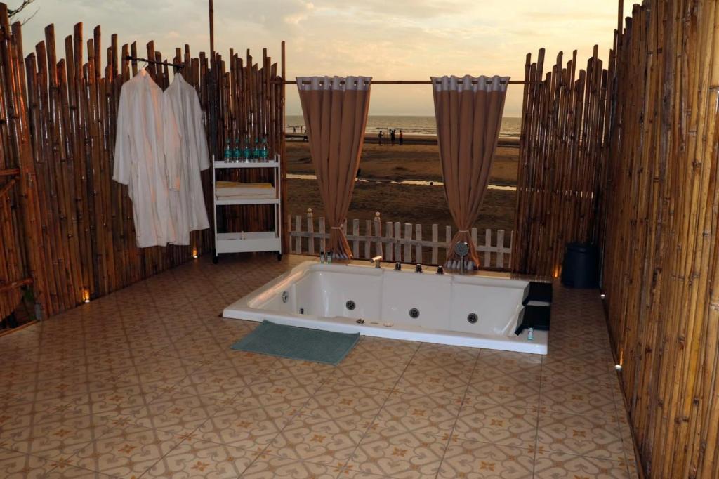 Koupelna v ubytování Buena Vida Beach Resort