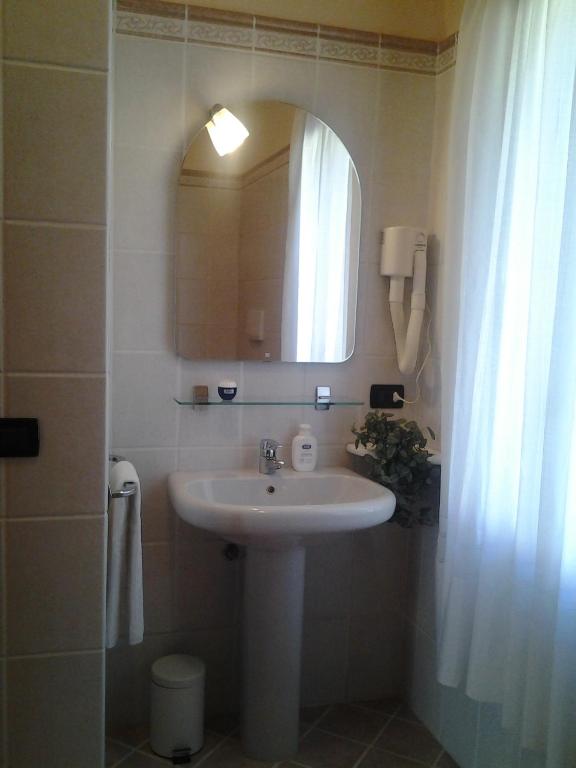 Koupelna v ubytování B&B La Palanca