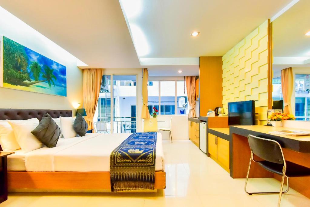 Posezení v ubytování Hallo Patong Hotel