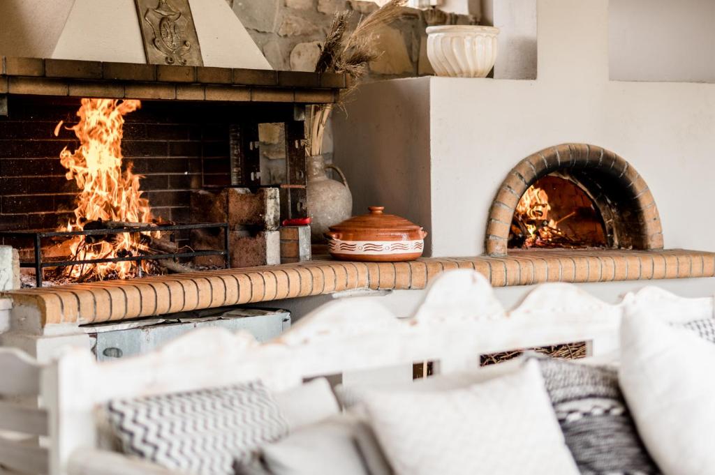 Posezení v ubytování Casa Della Vita Gouves Cretan Luxury Villa
