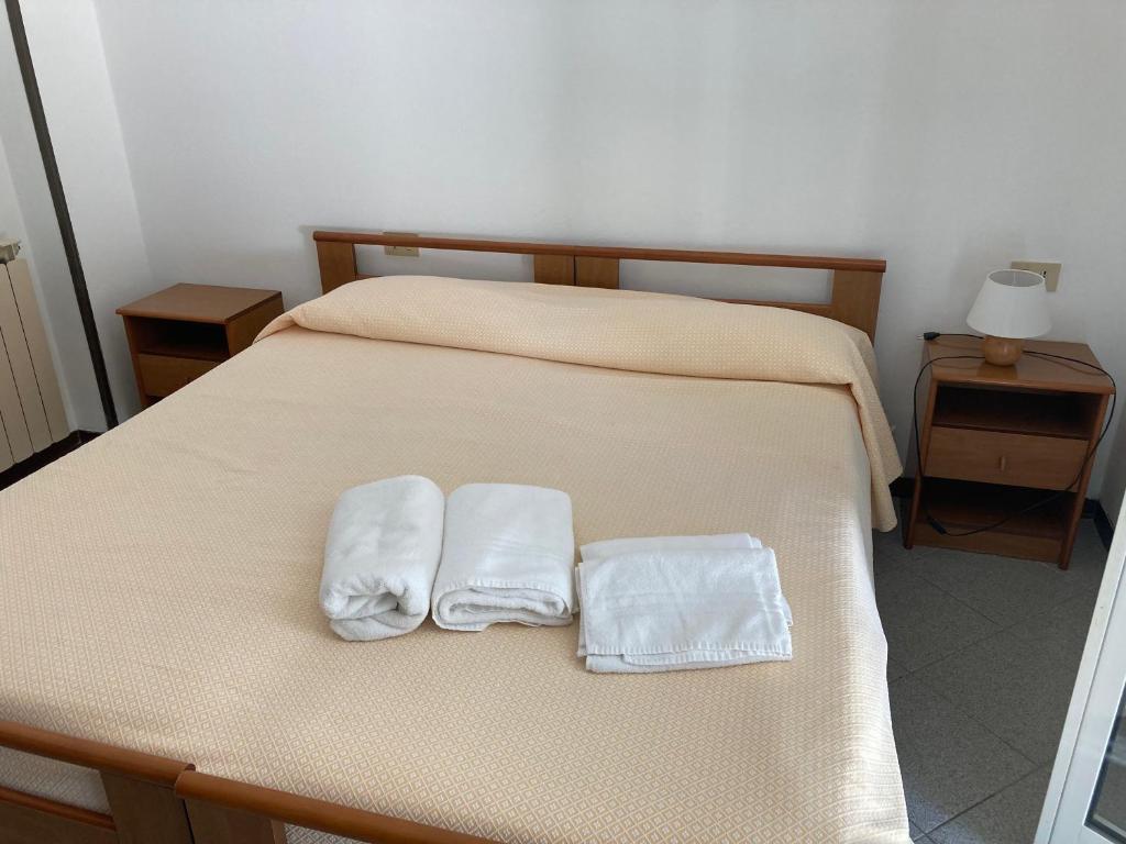 Postel nebo postele na pokoji v ubytování HOTEL ISA