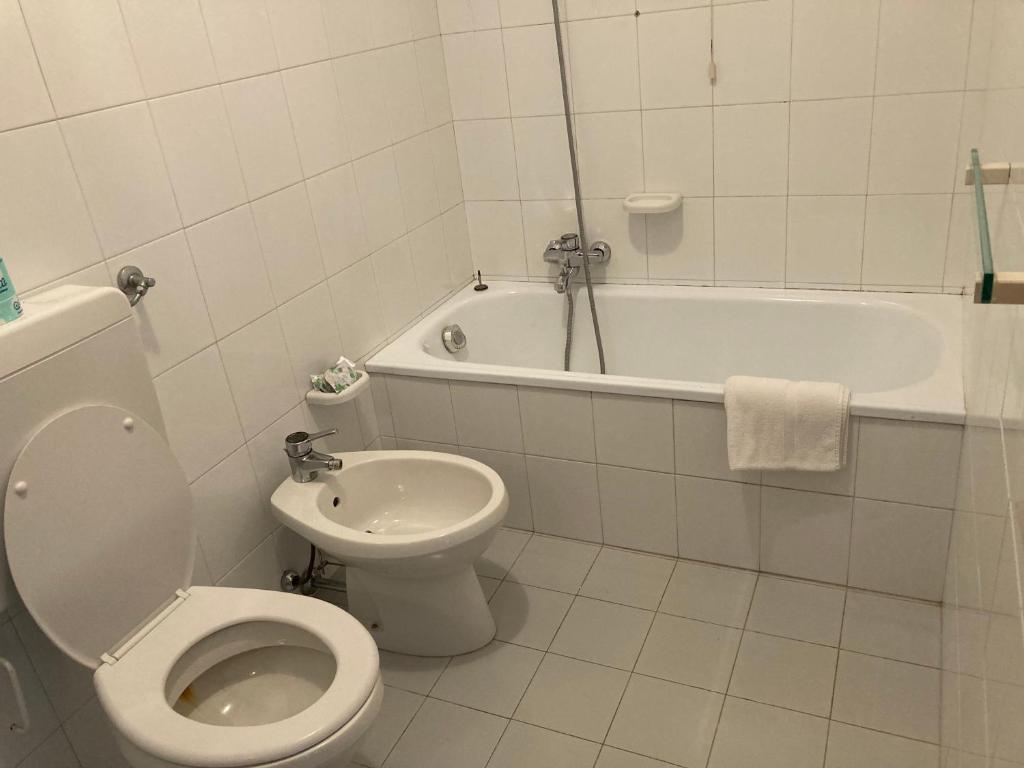Koupelna v ubytování HOTEL ISA
