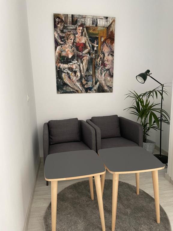 Posezení v ubytování Coworking Studio