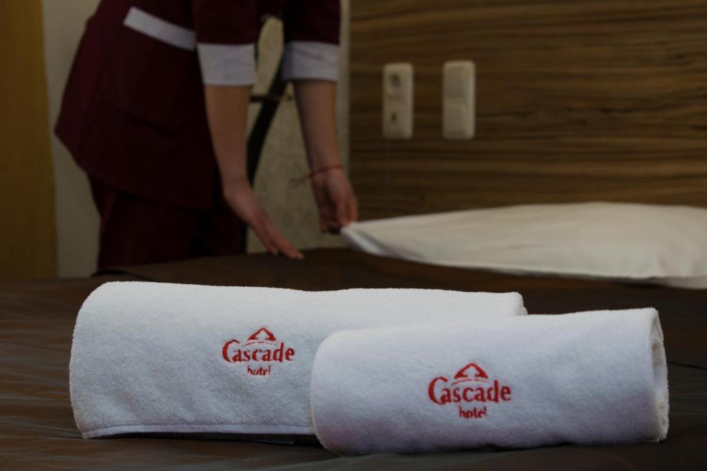 Certifikát, hodnocení, plakát nebo jiný dokument vystavený v ubytování Cascade Hotel