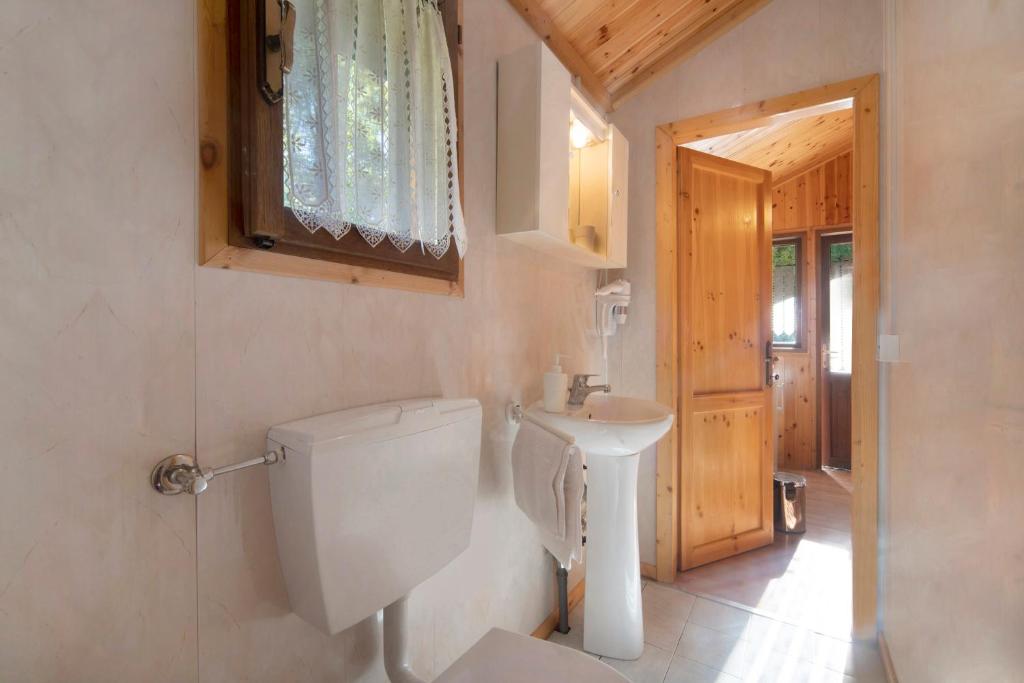 Koupelna v ubytování Casa Bucaneve
