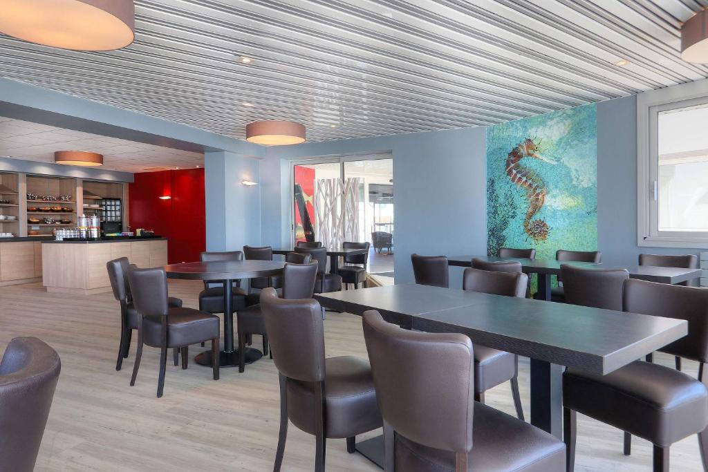 Posezení v ubytování Best Western Hôtel Le Bellevue Quiberon