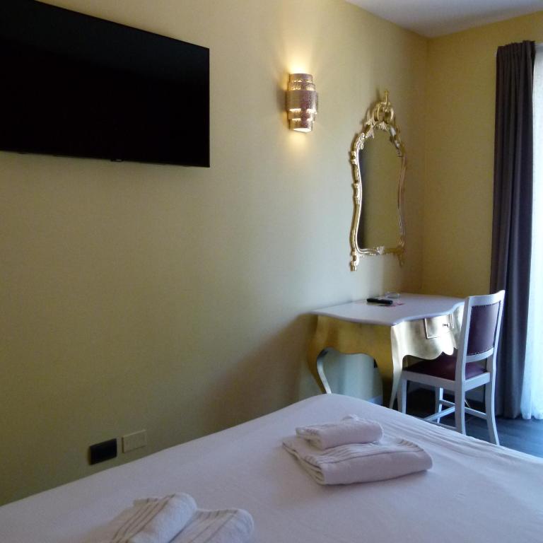 TV a/nebo společenská místnost v ubytování Boutique Hotel Bel Sito Wellness & Private SPA
