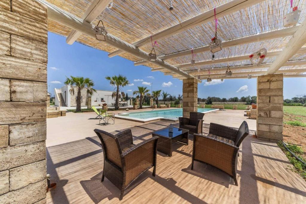 Patio nebo venkovní prostory v ubytování Villa Salux by HDSalento