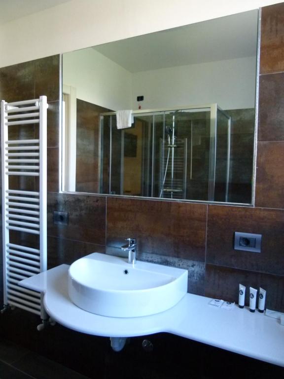 Koupelna v ubytování Boutique Hotel Bel Sito Wellness & Private SPA