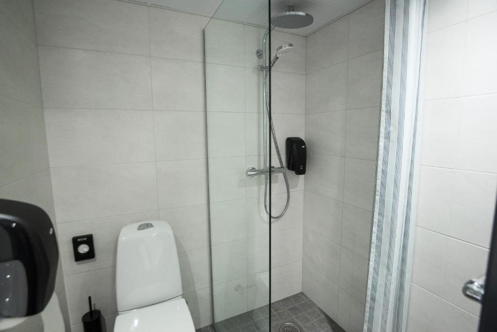 Koupelna v ubytování Kääriku Hotel