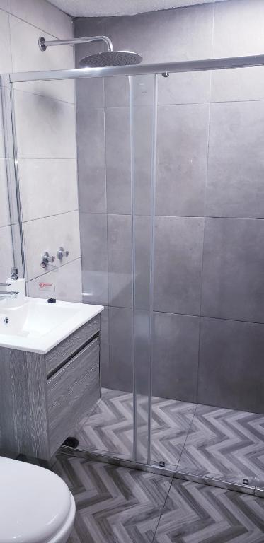 Koupelna v ubytování Casa con Tinaja Caliente, Quincho y Pet Friendly