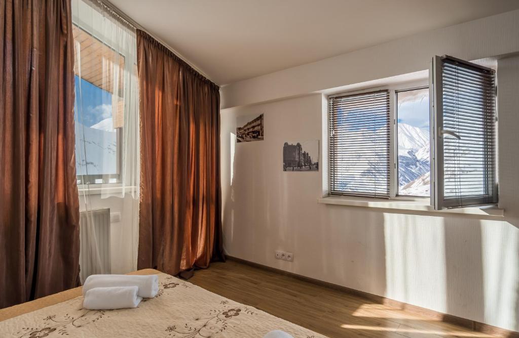 Nespecifikovaný výhled na hory nebo výhled na hory při pohledu z apartmánu