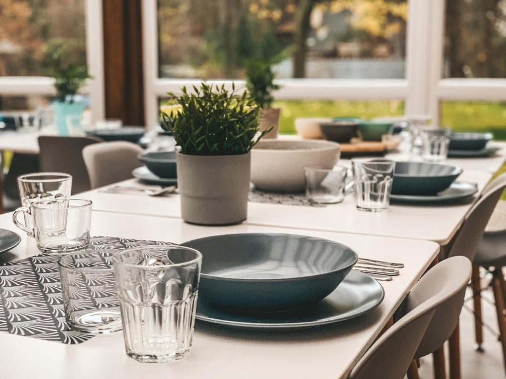 Restaurace v ubytování Leśny Zakątek Borkowo