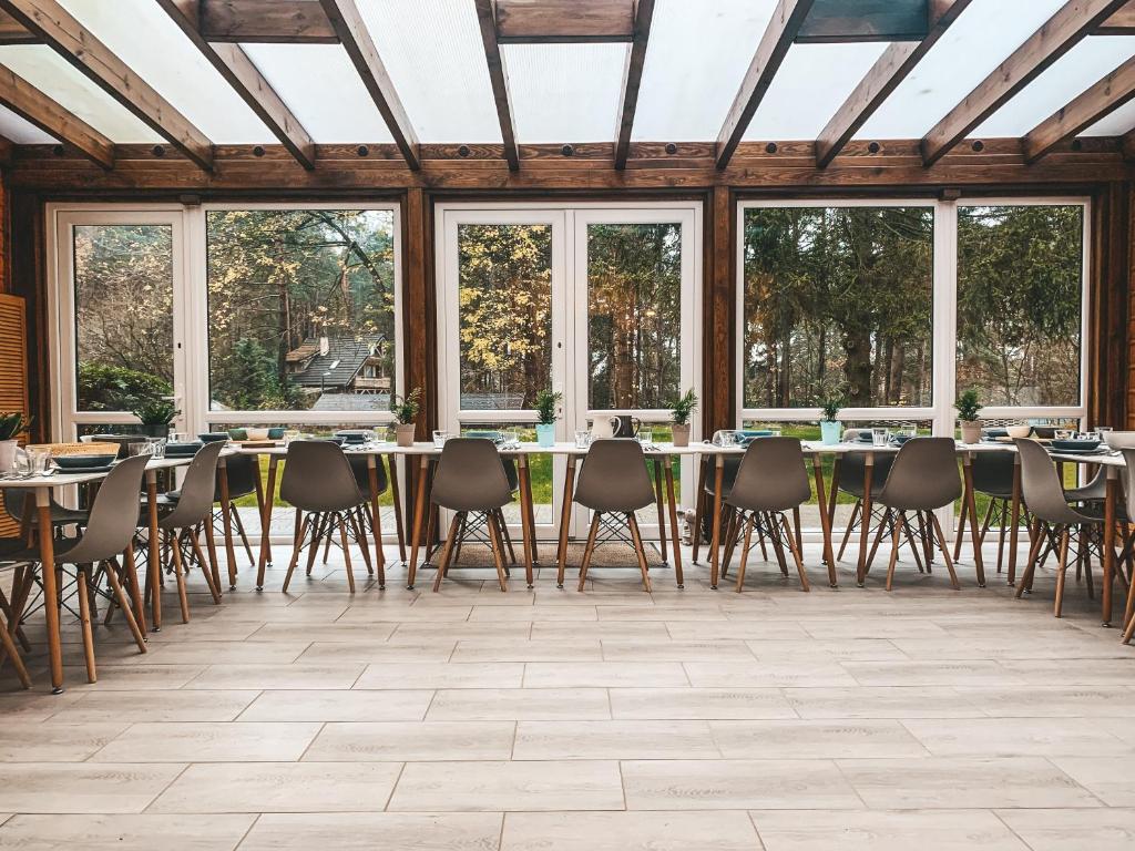 Restaurace v ubytování Leśny Zakątek Borkowo