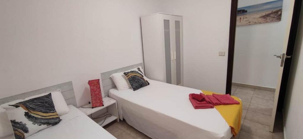 Posteľ alebo postele v izbe v ubytovaní CASA FULVIO FUERTEVENTURA