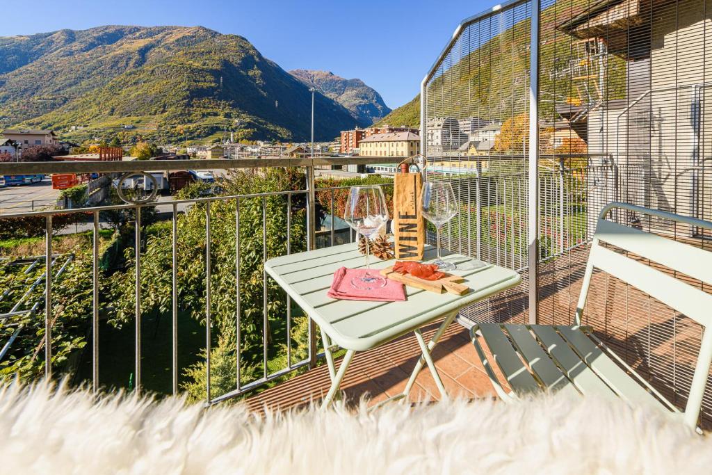 Nespecifikovaný výhled na hory nebo výhled na hory při pohledu z bed and breakfast