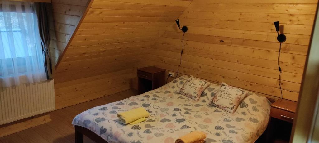 Voodi või voodid majutusasutuse Vikendica Vila Despotovic toas