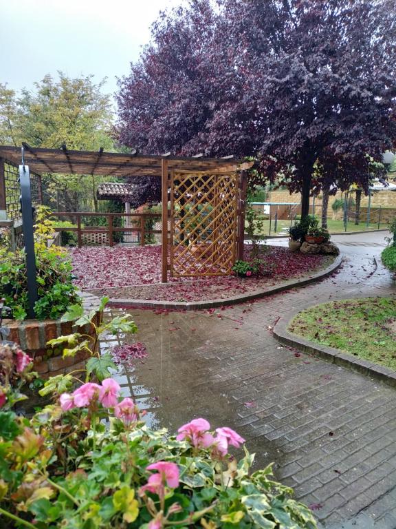 Ogród w obiekcie Bed And Breakfast Olimpia