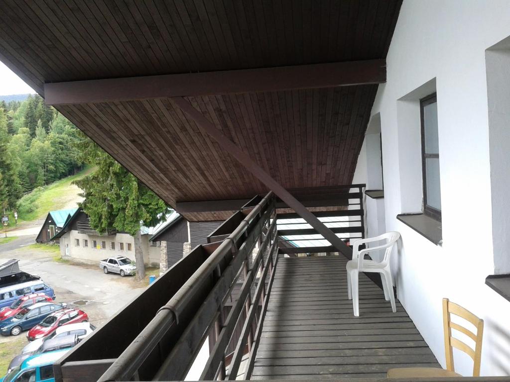 Balkón nebo terasa v ubytování Hotel Bohemia