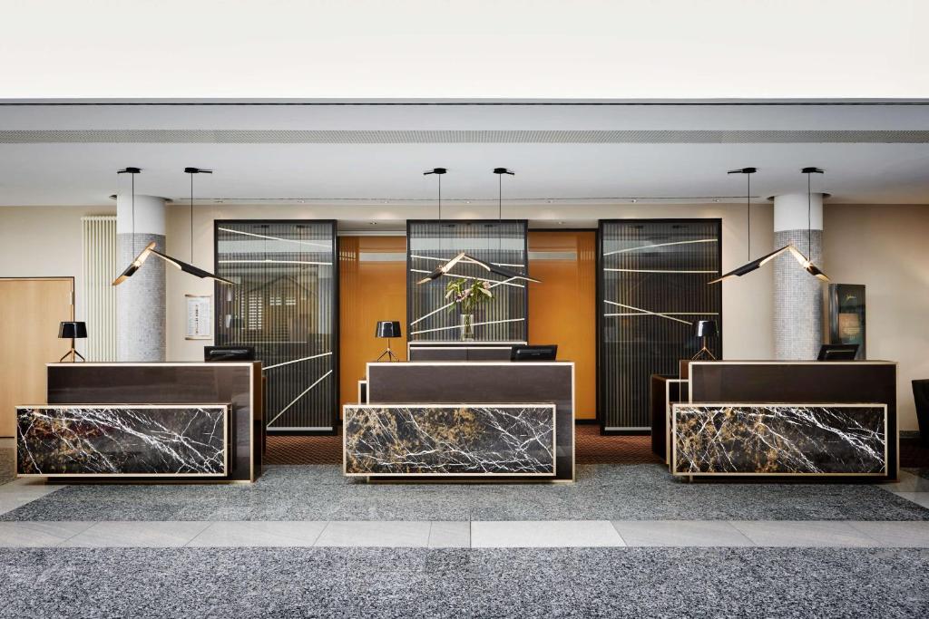 Posezení v ubytování Radisson Blu Hotel Hannover
