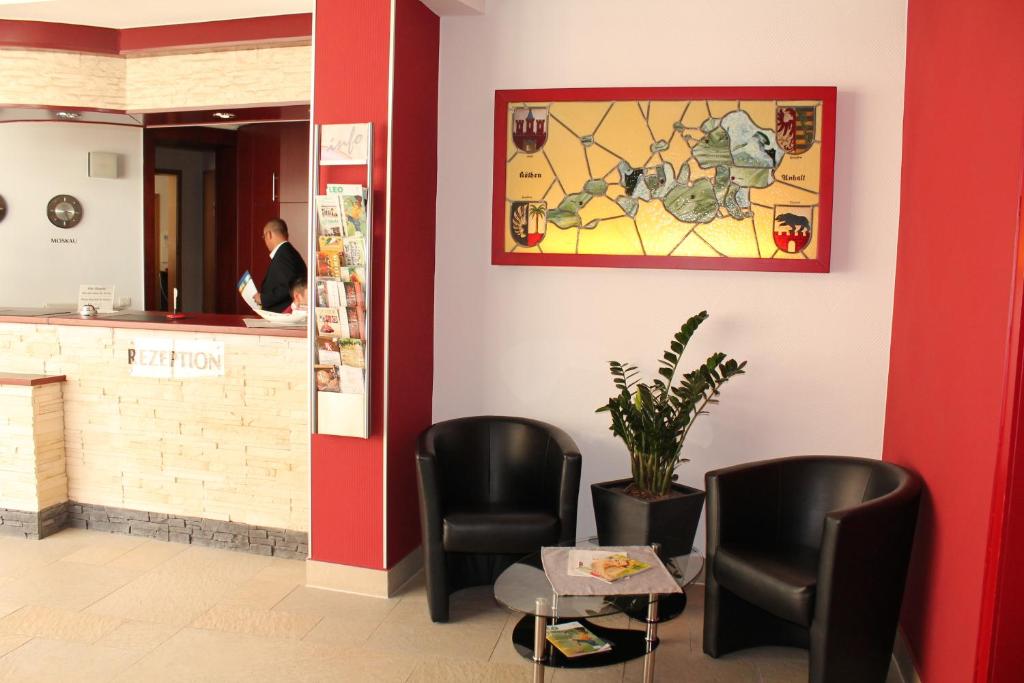 Vstupní hala nebo recepce v ubytování Hotel Anhalt