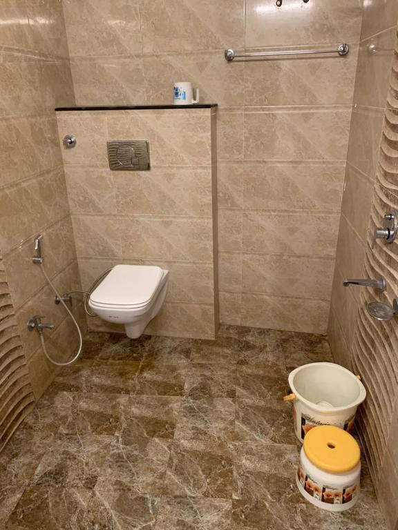 Koupelna v ubytování Hotel Ashoka Ganages