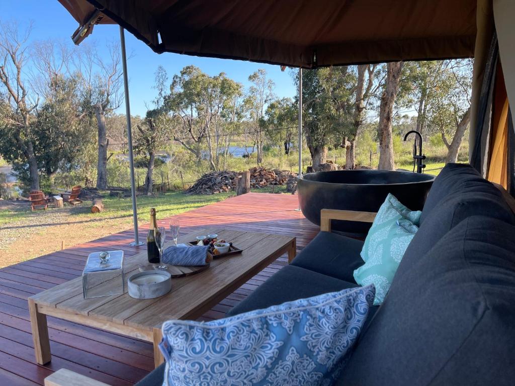 Posezení v ubytování Serenità Stanthorpe