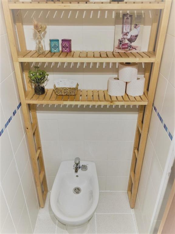Koupelna v ubytování El Envero Apartamento