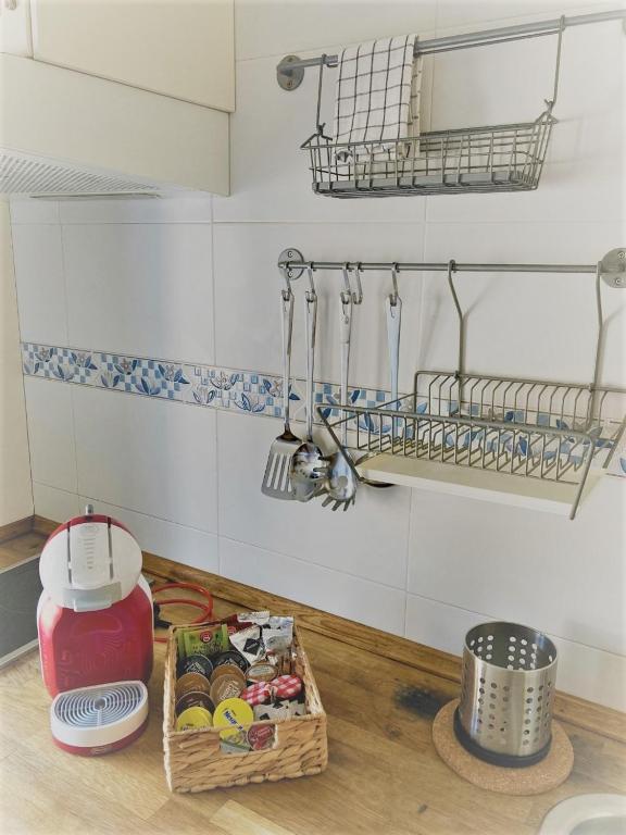 Kuchyň nebo kuchyňský kout v ubytování El Envero Apartamento