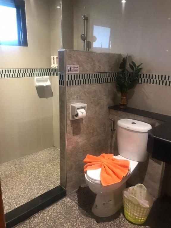 Koupelna v ubytování DD Residence Sai5 Salaya ห้องพัก ดีดี สาย5 ศาลายา