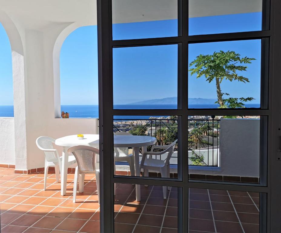 A balcony or terrace at Panoramic View Balcón del Atlántico