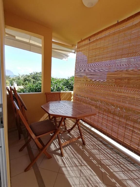Balkón nebo terasa v ubytování Terre et Mer - Studios - Ile Maurice