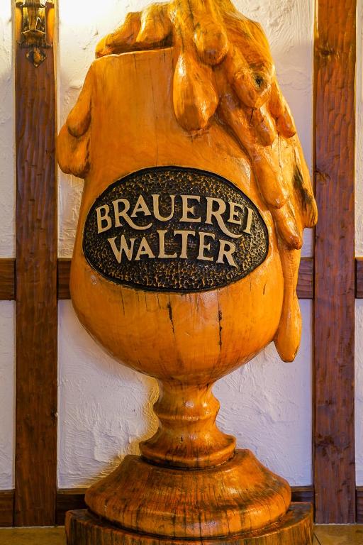 Certifikát, hodnocení, plakát nebo jiný dokument vystavený v ubytování Brauerei Walter