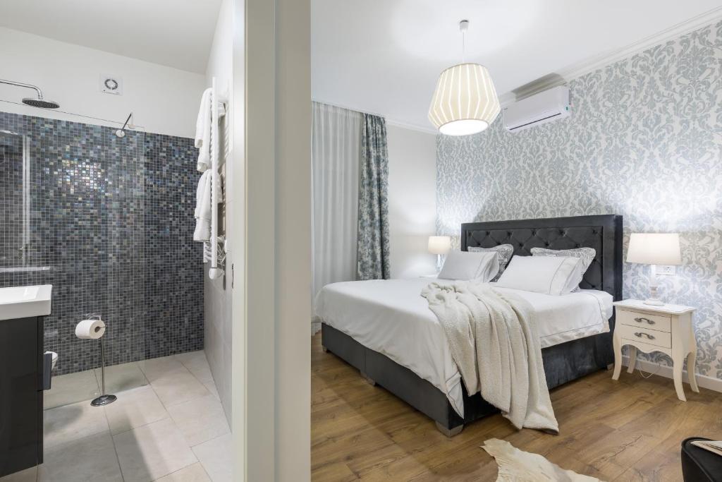 Posteľ alebo postele v izbe v ubytovaní Charming retreat in the heart of Split