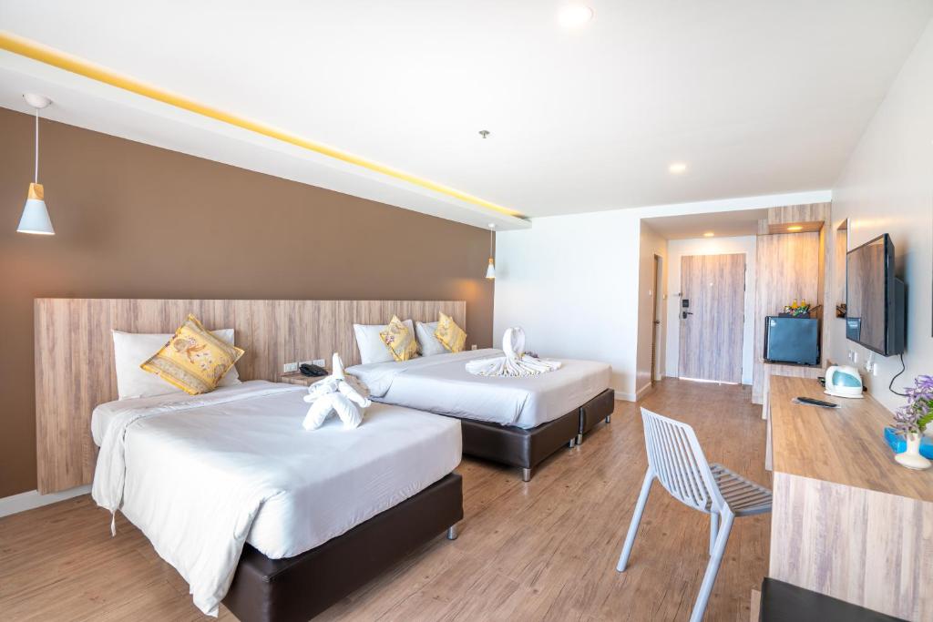 Royal Phala Cliff Beach Resort - Double Double Ou Twin Room - Phala Wing