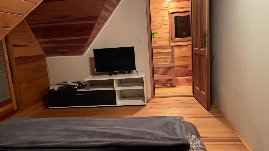 TV a/nebo společenská místnost v ubytování Apartmani d&s
