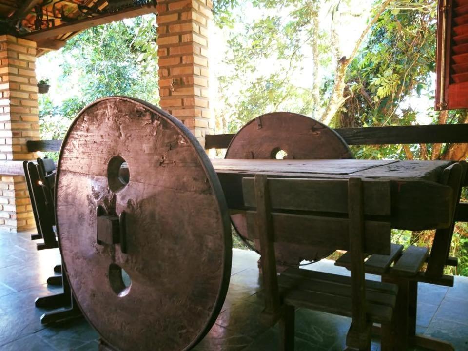Uma área de estar em Pousada do Sossego