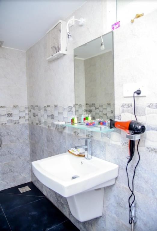 Koupelna v ubytování Slnco Villa