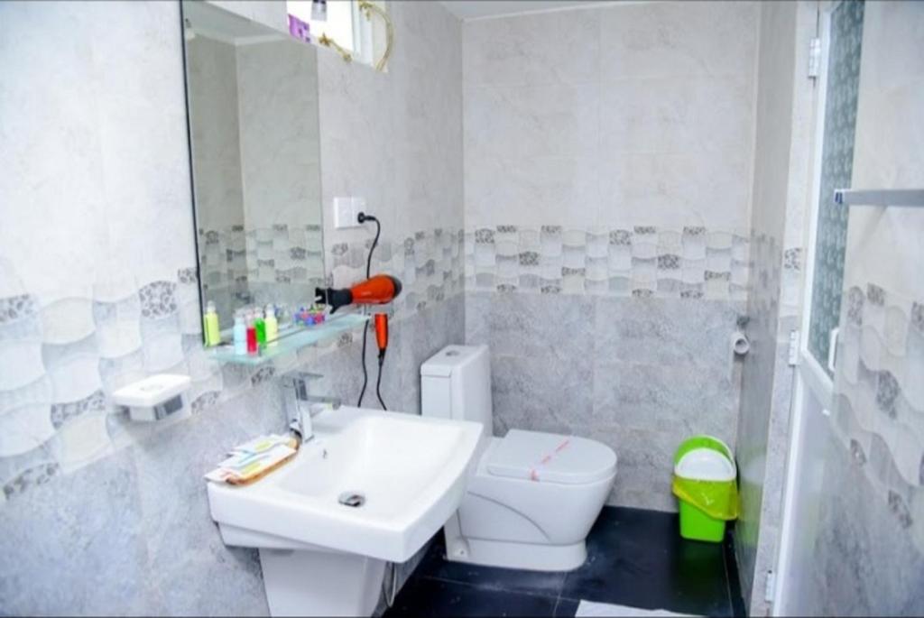 Koupelna v ubytování Slnco Villa