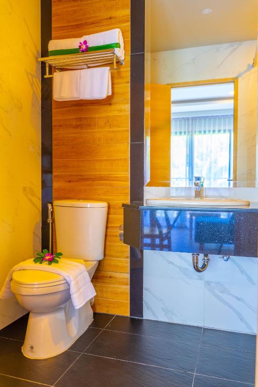 Koupelna v ubytování Golden Paradise Hotel - SHA PLUS